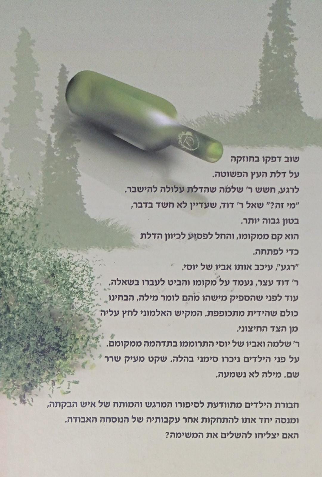 אחרי הסדר יומן בחור ישיבה